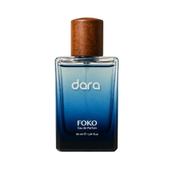 FOKO Dara Erkek Eau de Parfum 50 ml mavi parfüm şişesi