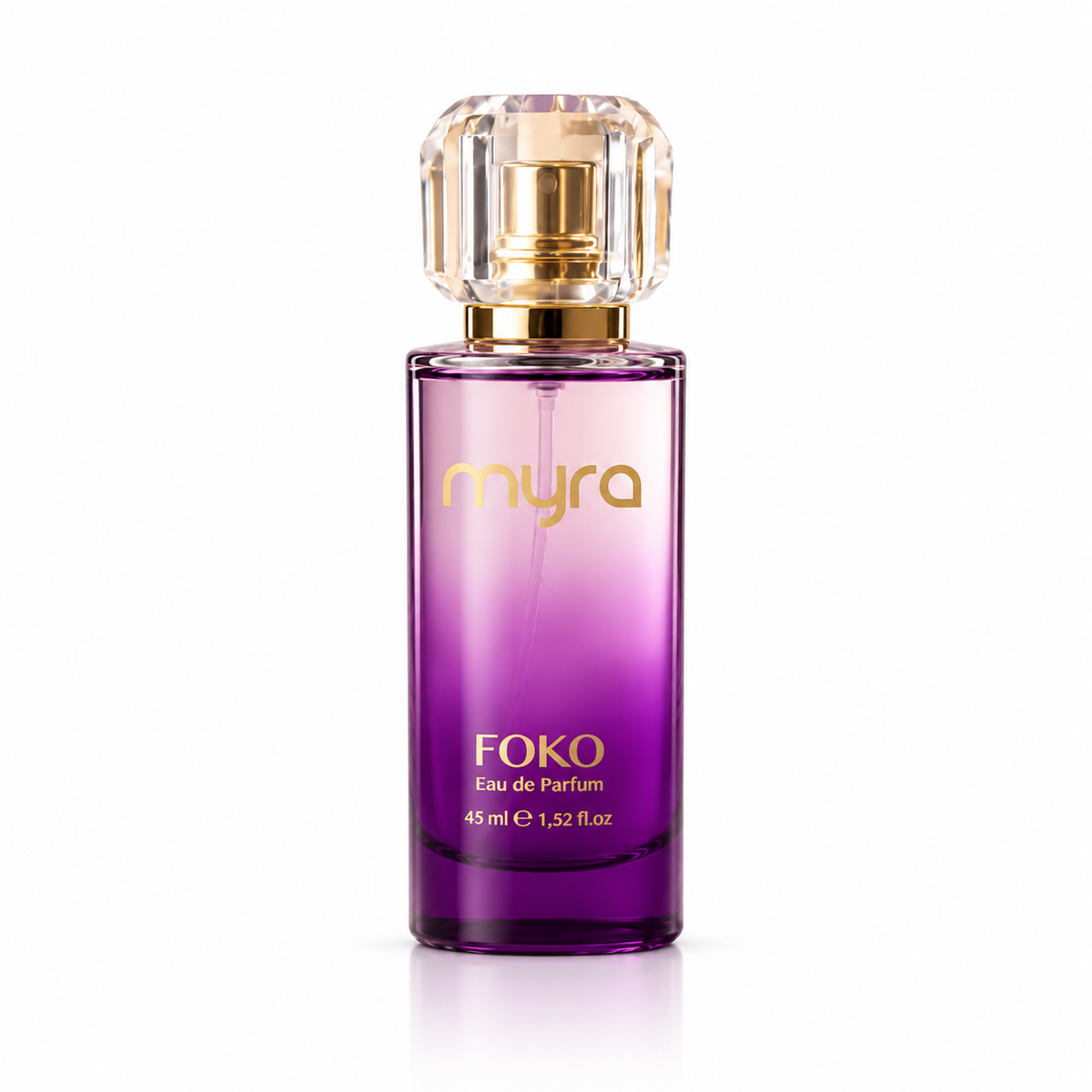 FOKO Myra Kadın Eau de Parfum 45 ml mor parfüm şişesi